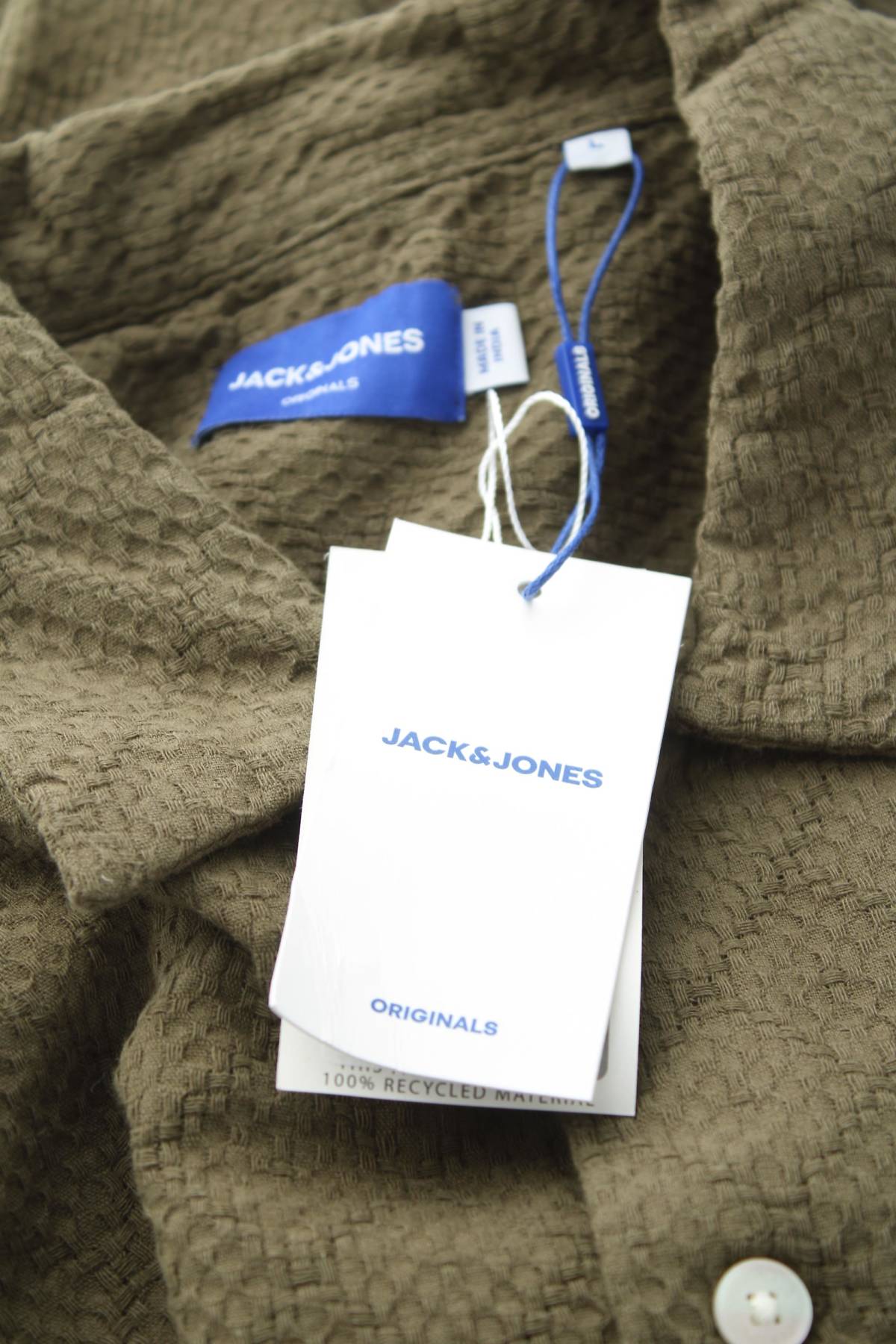Мъжка риза Jack & Jones Originals3 - Contour.bg Мъжка риза Jack & Jones Originals3