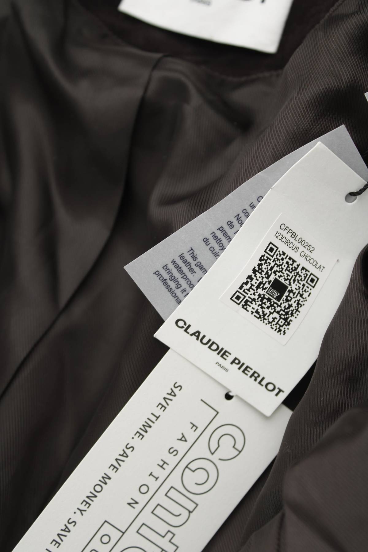 Дамско кожено яке Claudie Pierlot4