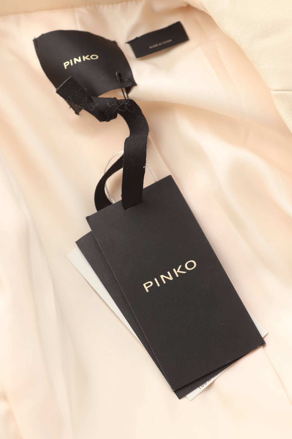 Γυναικείο δερμάτινο σακάκι Pinko3 - Contourshop.gr Γυναικείο δερμάτινο σακάκι Pinko3