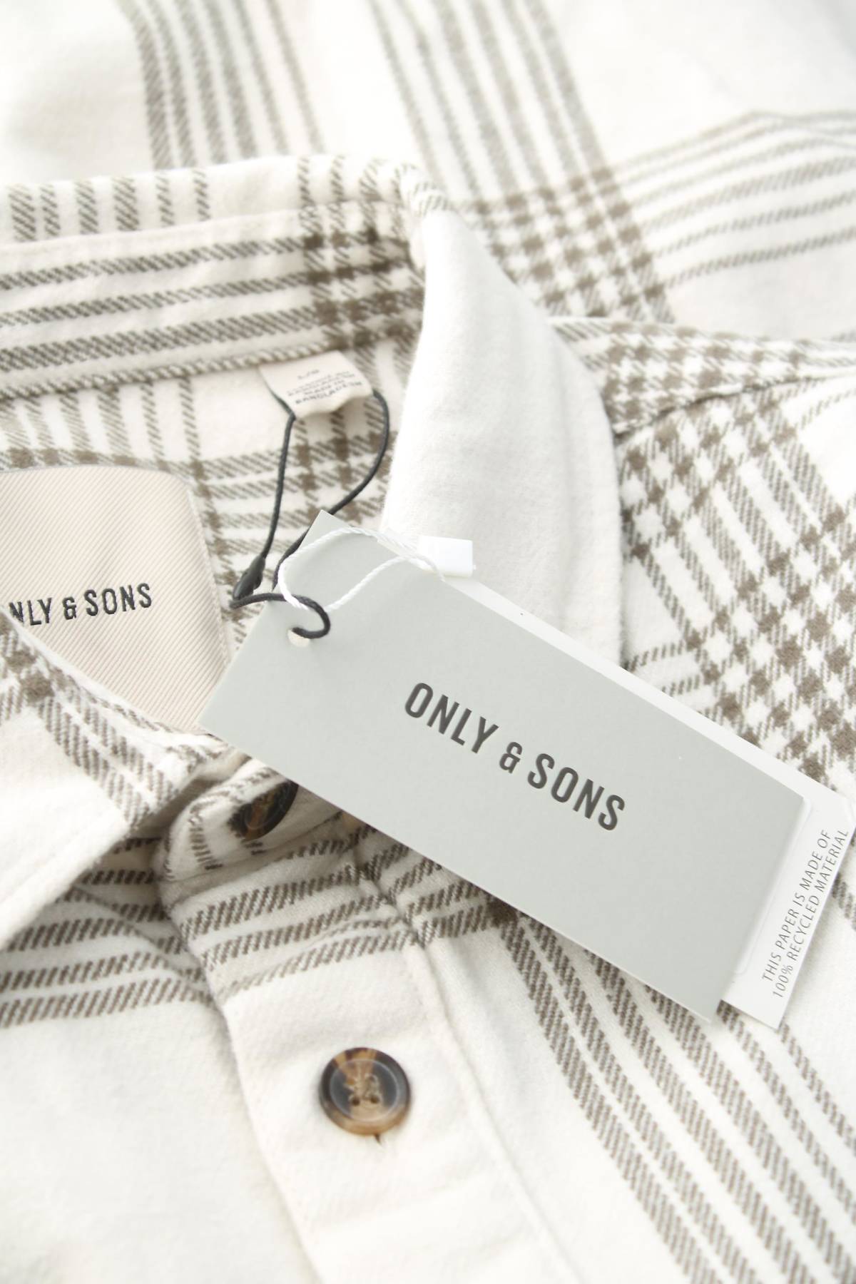 Мъжка риза Only & Sons3 - Contour.bg Мъжка риза Only & Sons3