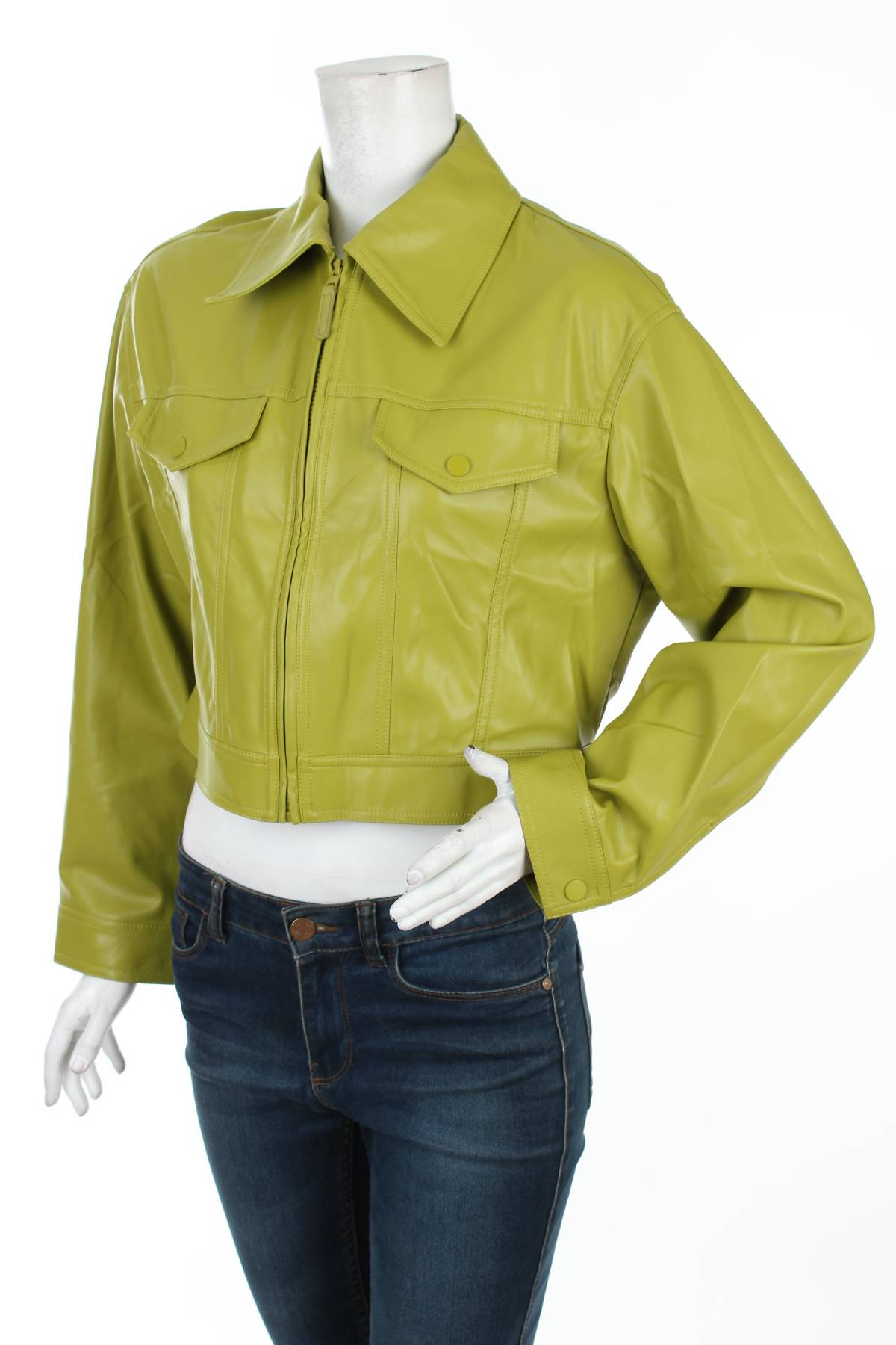 Γυναικείο δερμάτινο μπουφάν Vero Moda1