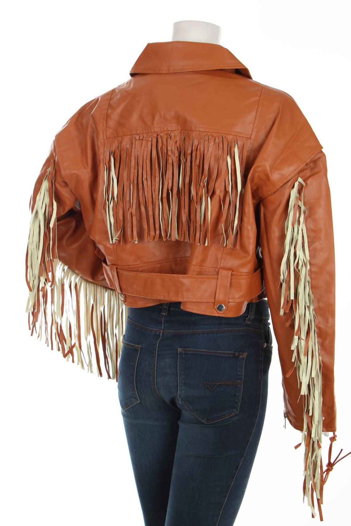 Дамско кожено яке Boohoo2 - Contour.bg Дамско кожено яке Boohoo2