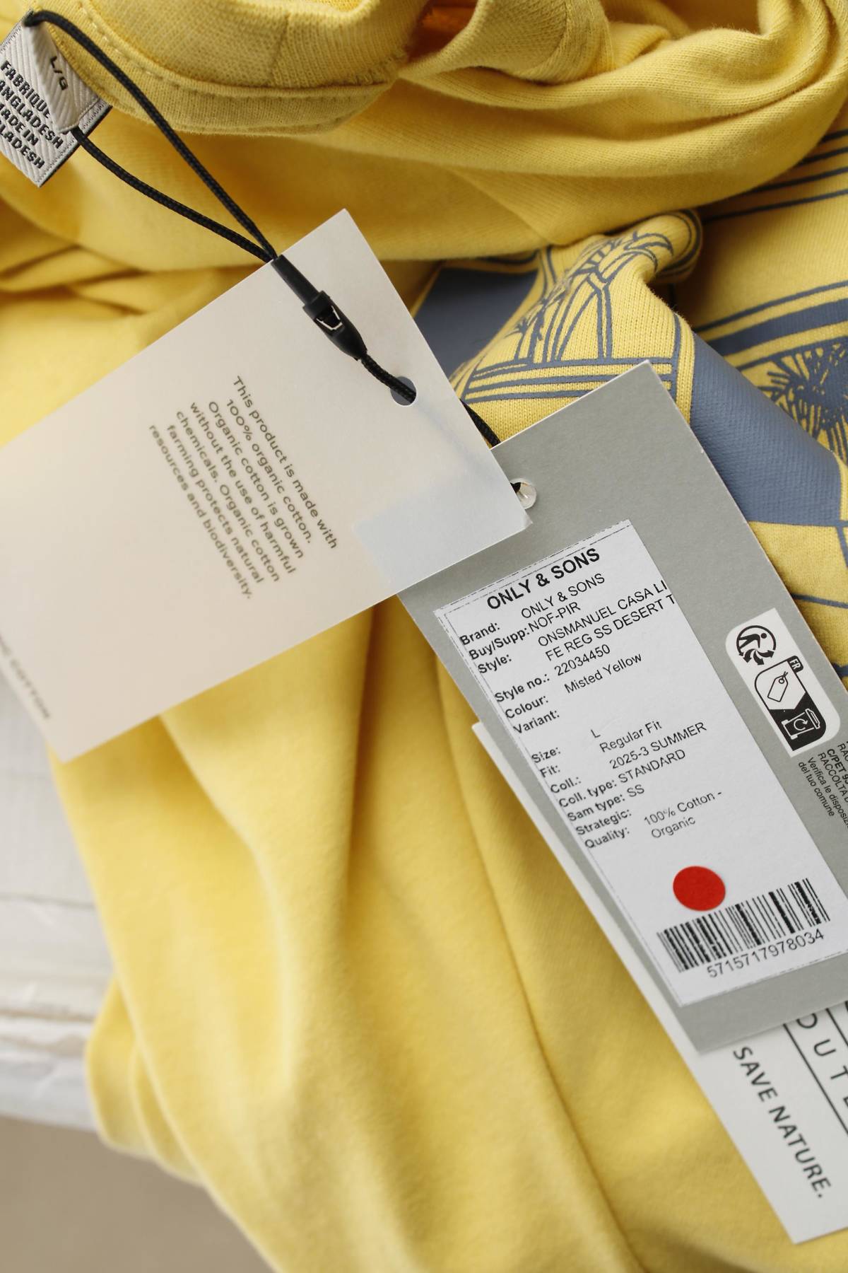 Ανδρικό t-shirt Only & Sons3 - Contourshop.gr Ανδρικό t-shirt Only & Sons3