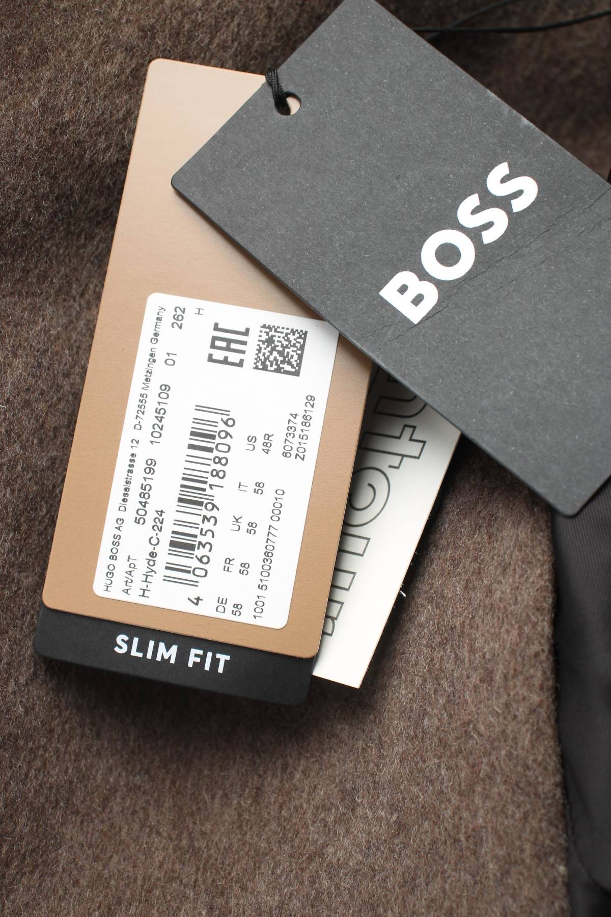 Ανδρικό παλτό BOSS Hugo Boss4