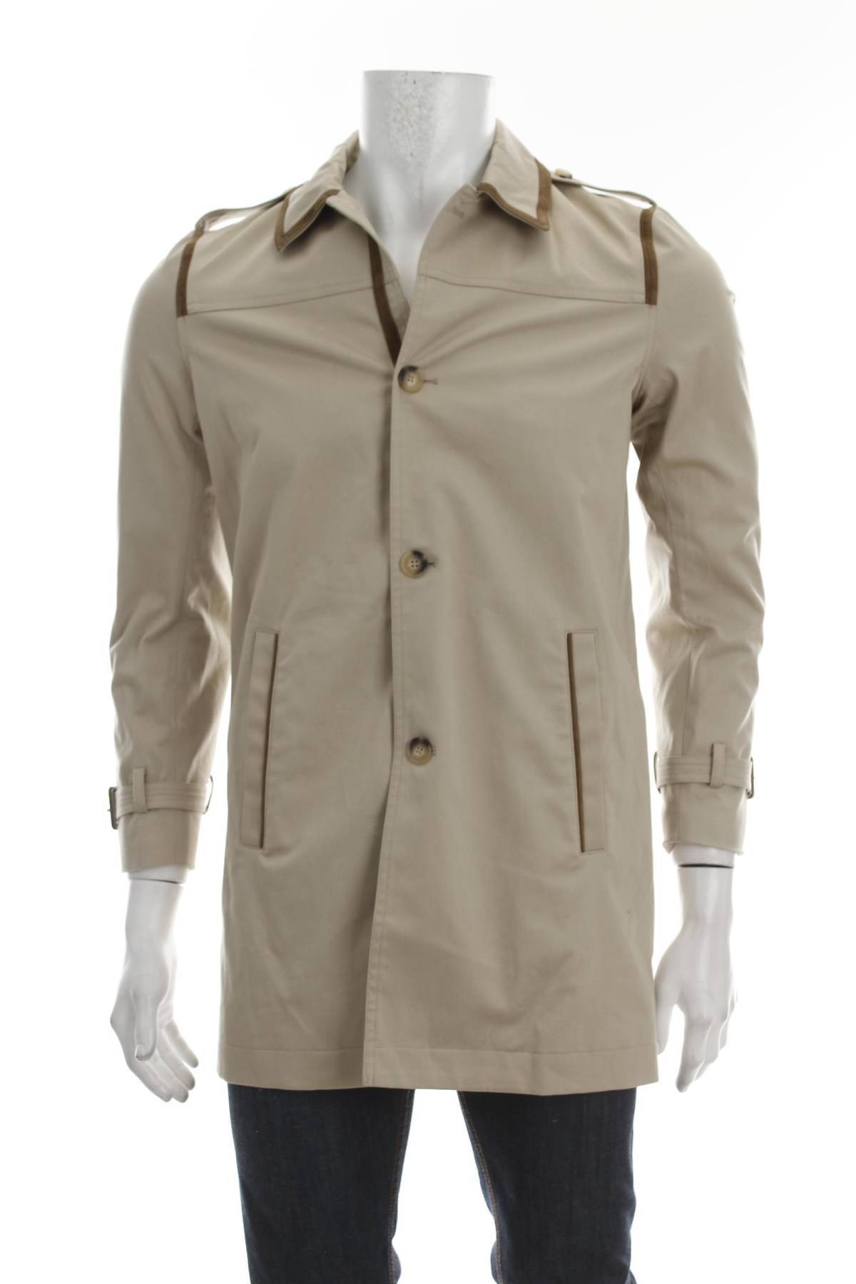 Мъжки шлифер The Kooples1 - Contour.bg Мъжки шлифер The Kooples1