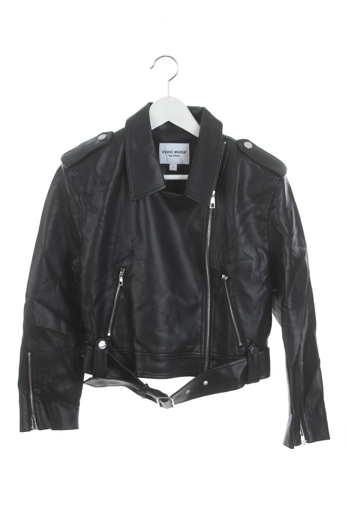 Γυναικείο δερμάτινο μπουφάν Vero Moda1