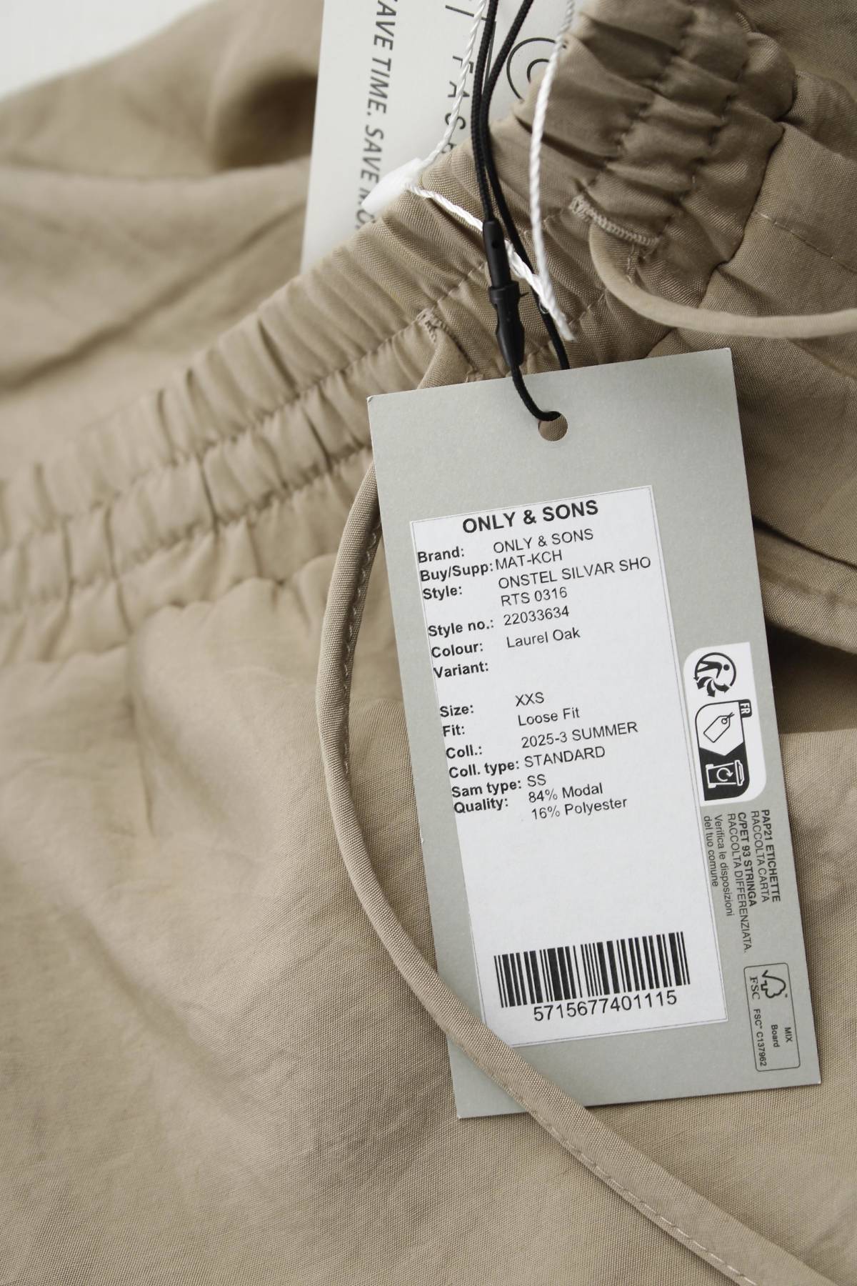 Мъжки къс панталон Only & Sons3