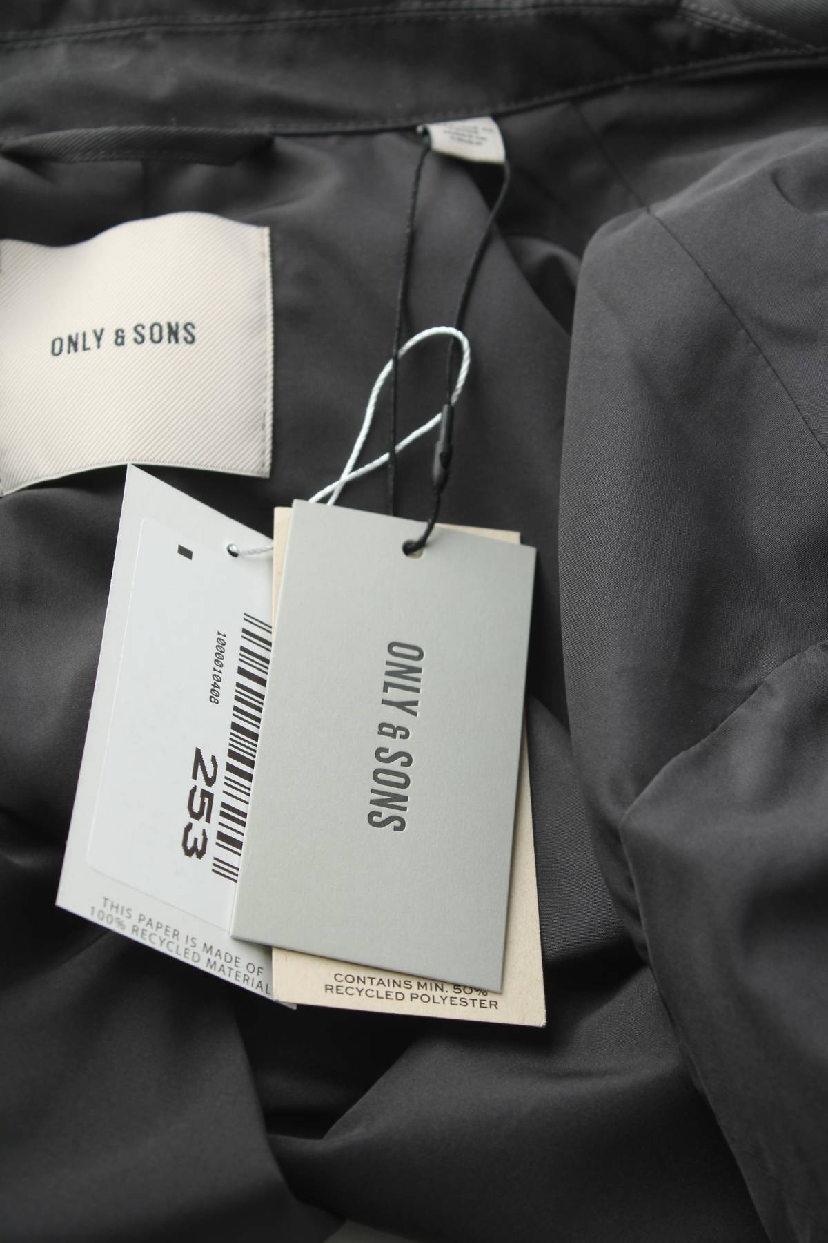 Ανδρικό μπουφάν Only & Sons4 - Contourshop.gr Ανδρικό μπουφάν Only & Sons4
