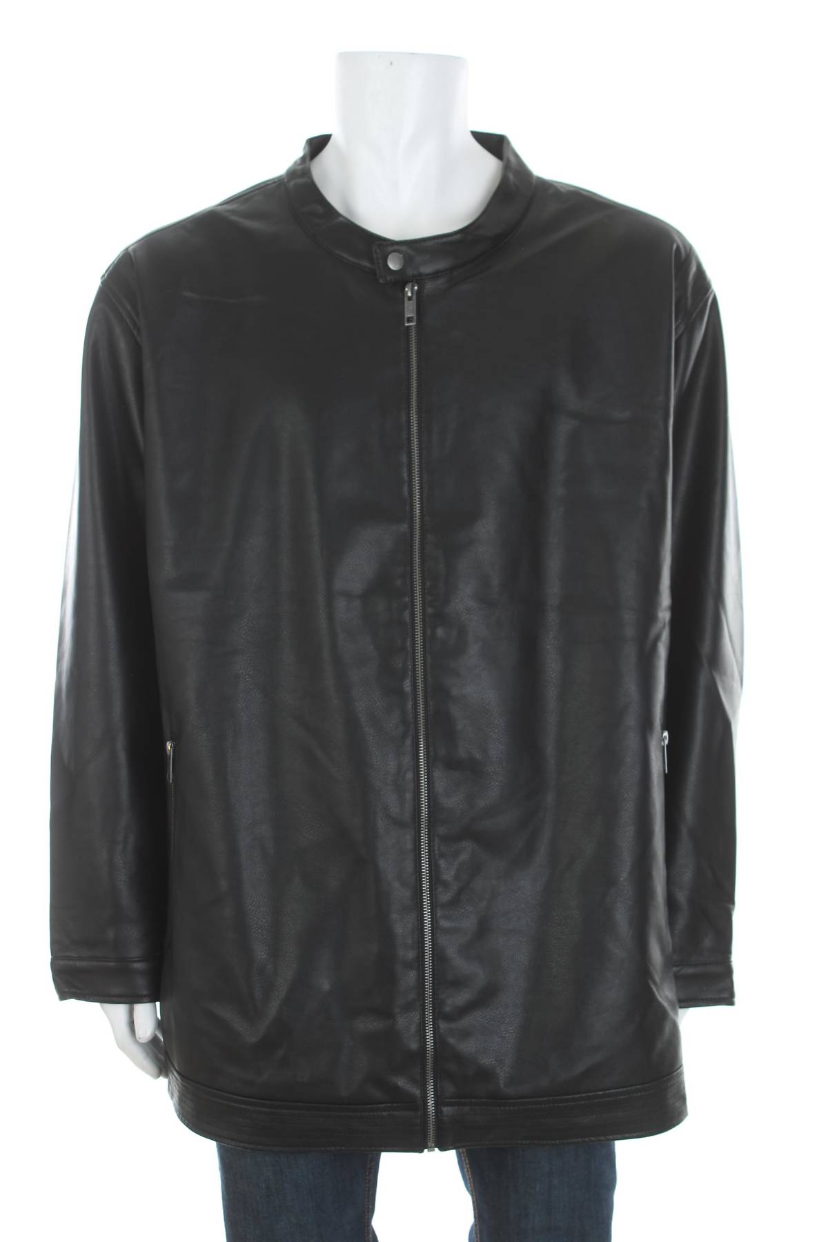 Мъжко кожено яке Jack & Jones1 - Contour.bg Мъжко кожено яке Jack & Jones1