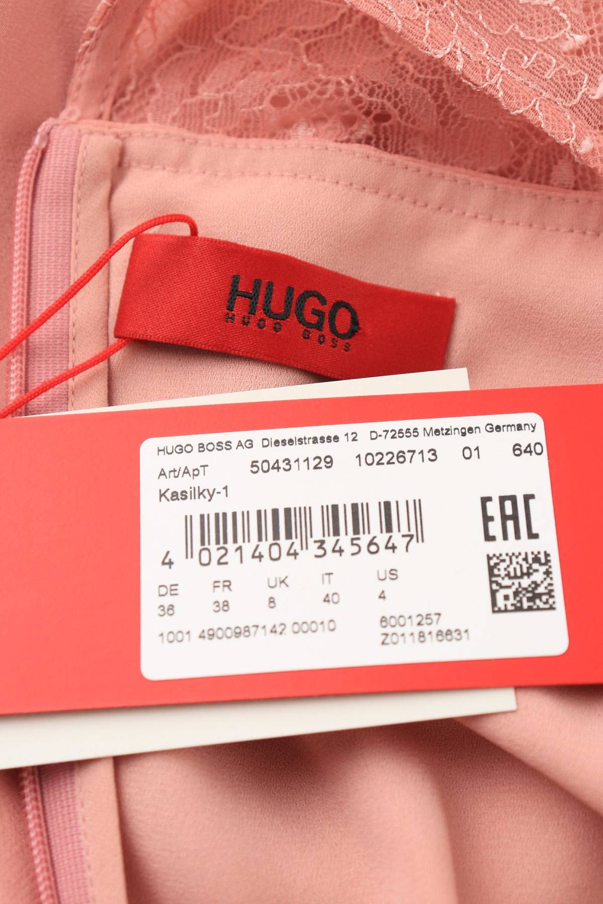 Рокля HUGO Hugo Boss3