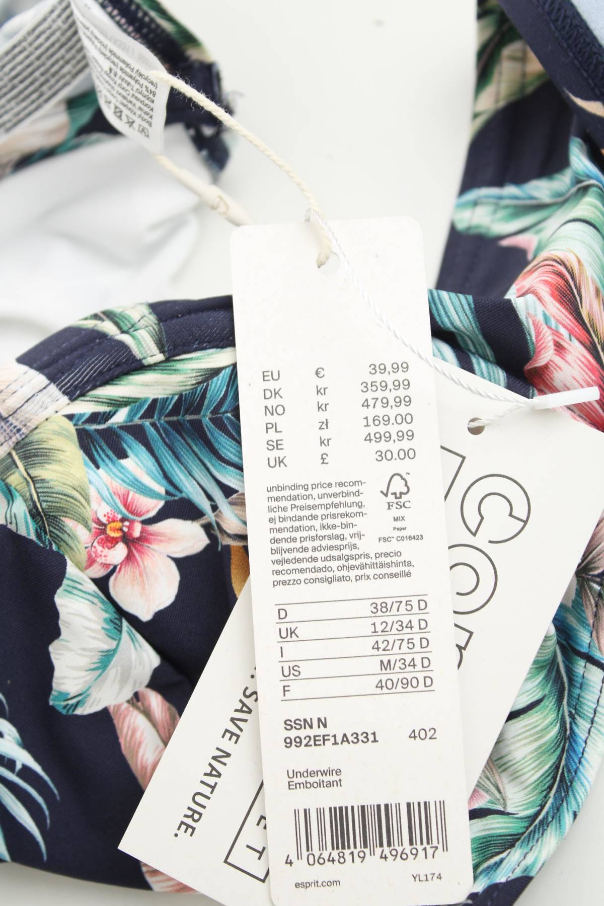Μαγιό πάνω τμήμα Esprit3 - Contourshop.gr Μαγιό πάνω τμήμα Esprit3