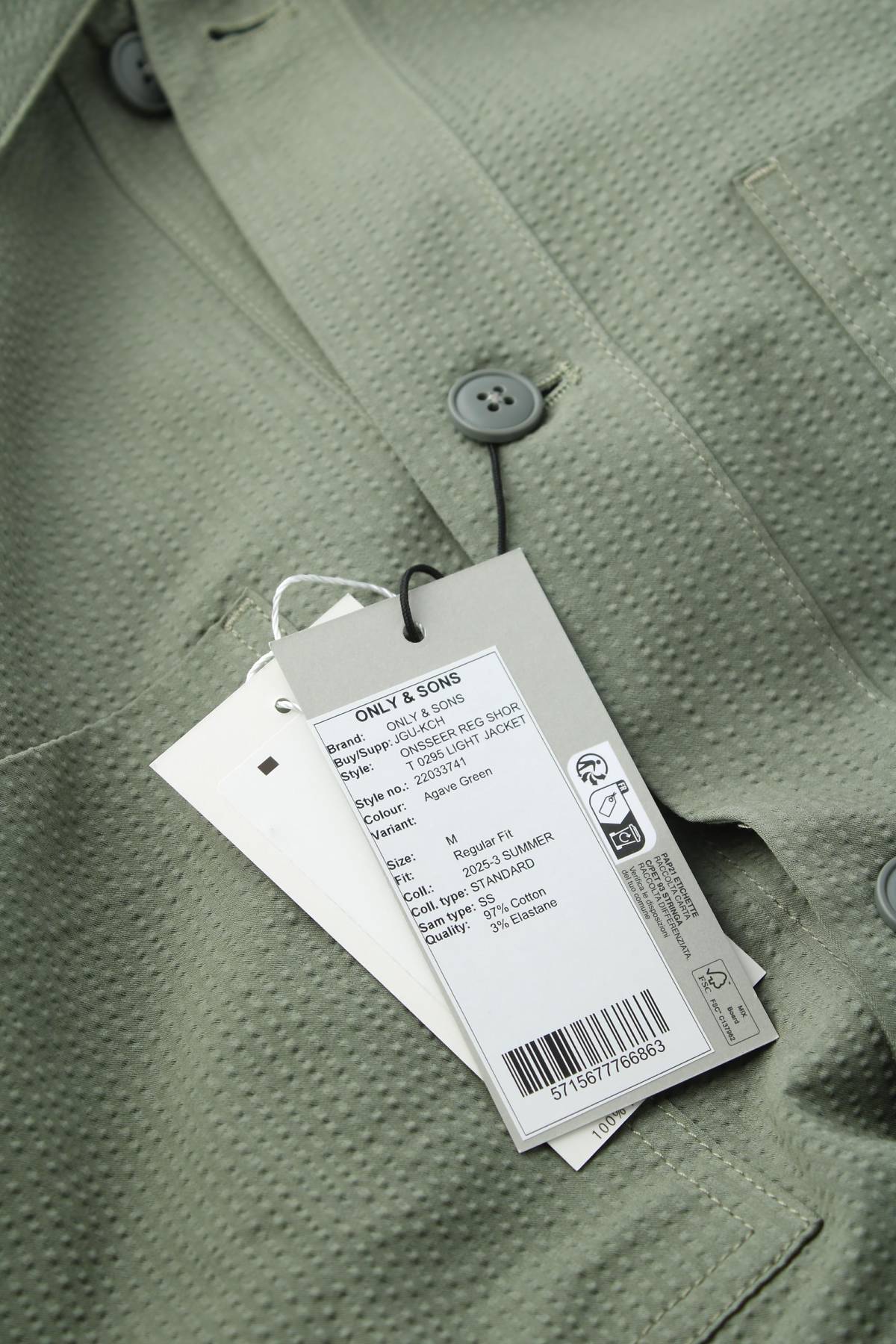 Ανδρικό μπουφάν Only & Sons4 - Contourshop.gr Ανδρικό μπουφάν Only & Sons4
