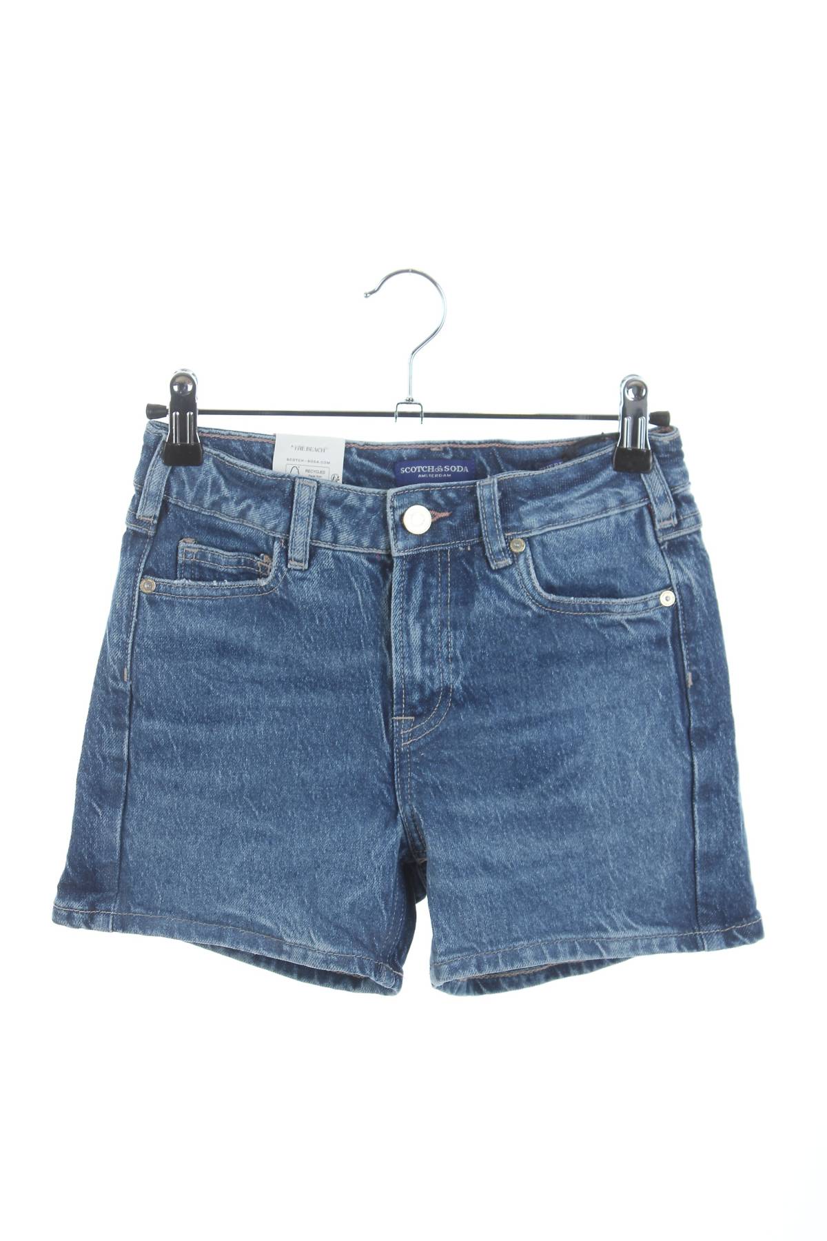 Τζιν σορτσάκια Scotch & Soda Amsterdams Blauw1