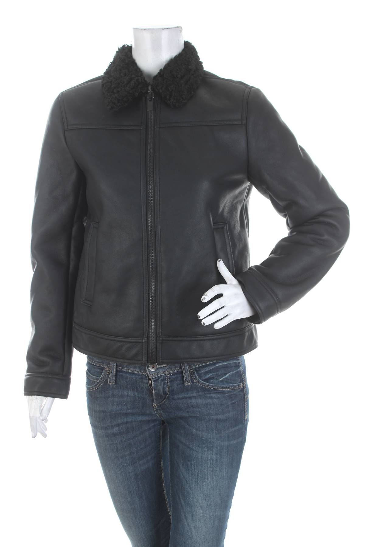 Дамско кожено яке The Kooples1