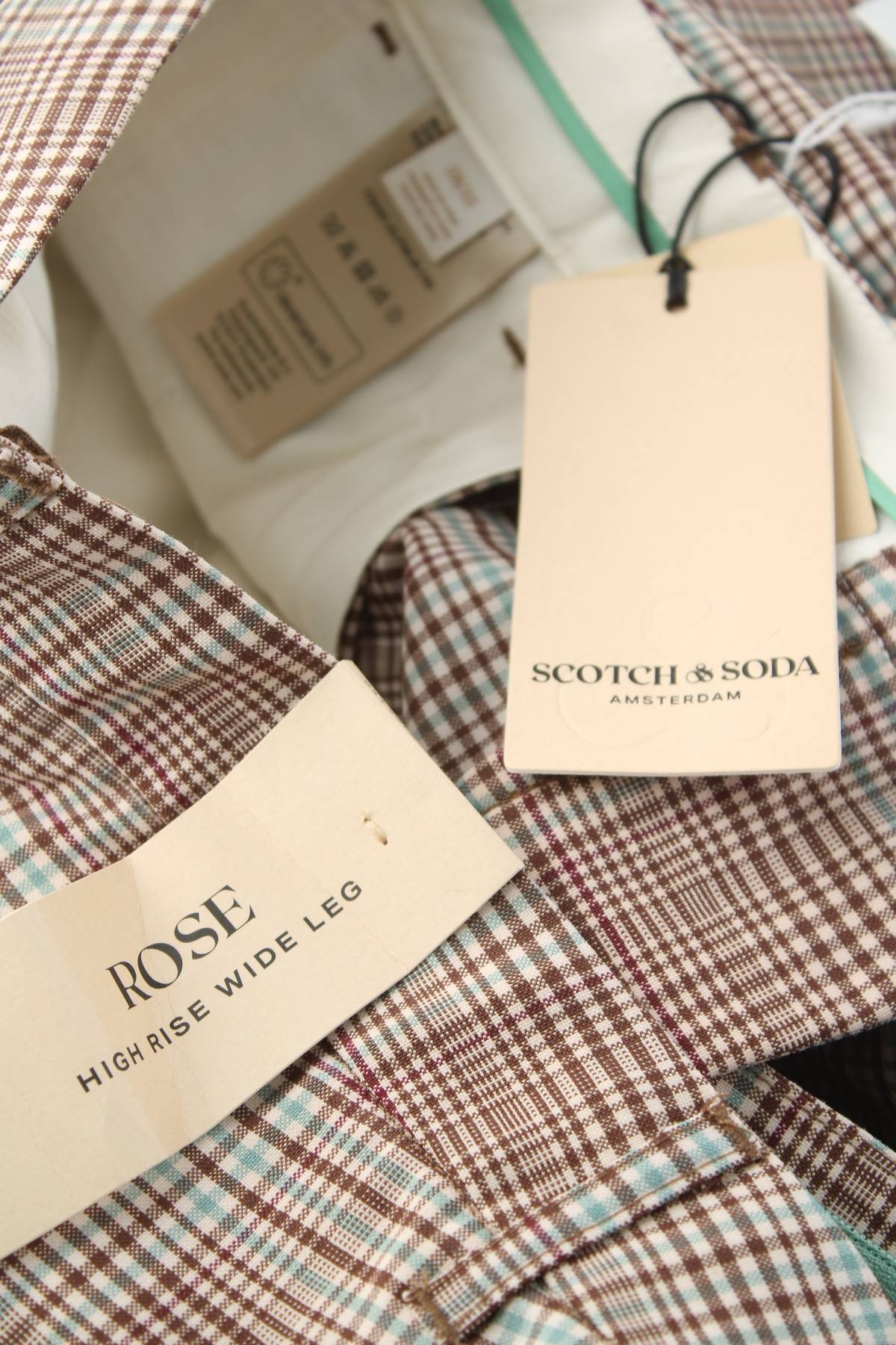 Γυναικείο παντελόνι Scotch & Soda Amsterdams Blauw3