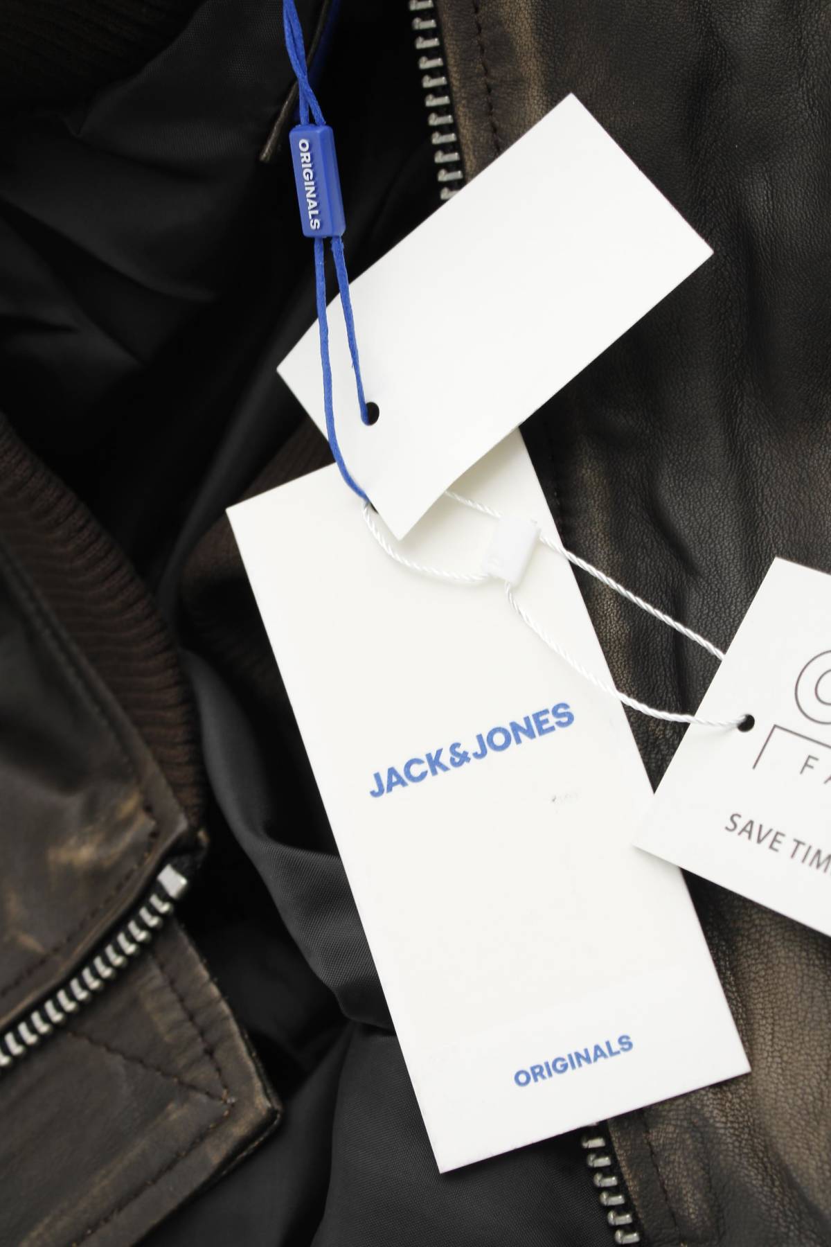 Ανδρικό δερμάτινο μπουφάν Jack & Jones4 - Contourshop.gr Ανδρικό δερμάτινο μπουφάν Jack & Jones4