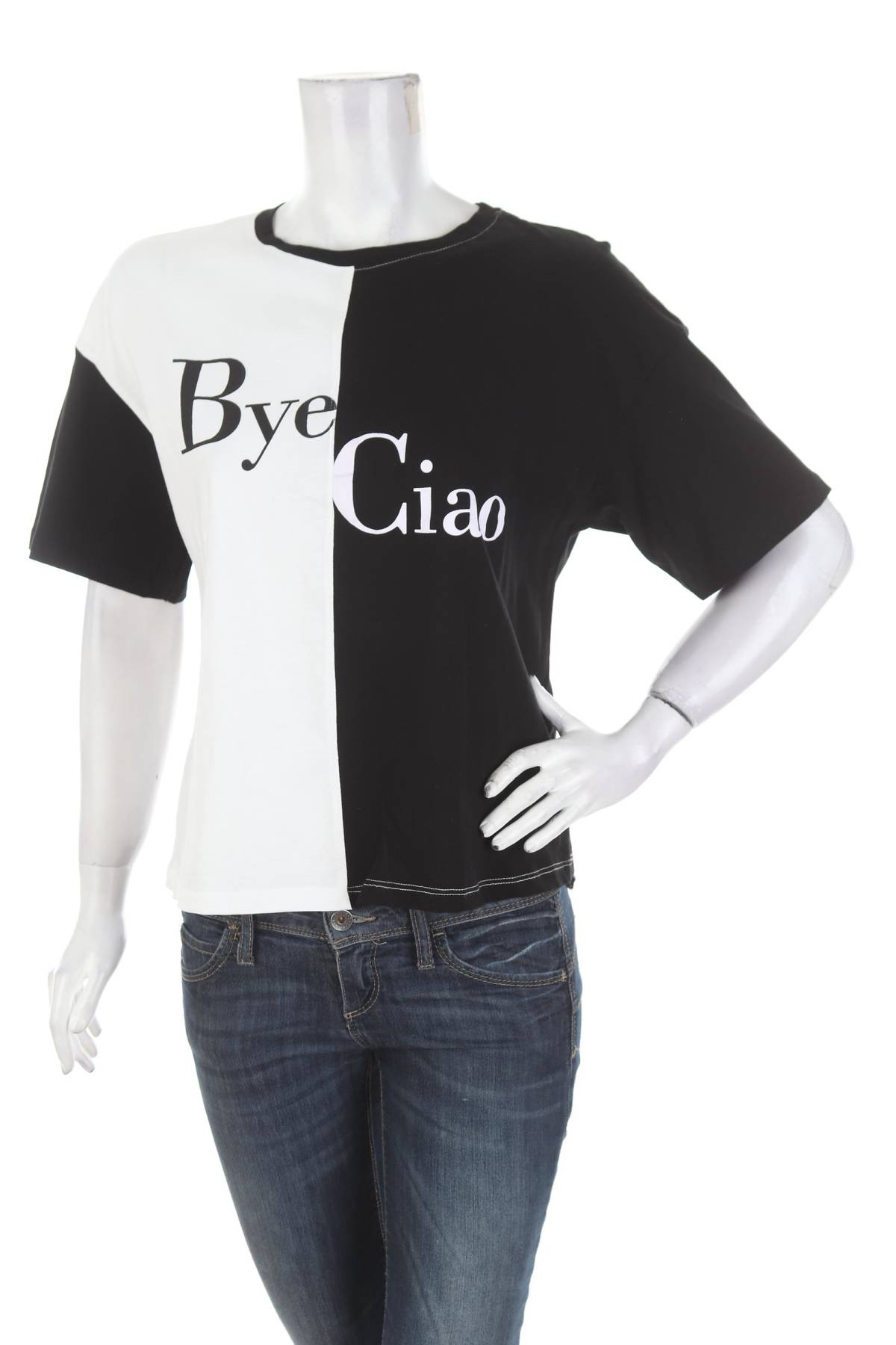 Дамска тениска Bershka1 - Contour.bg Дамска тениска Bershka1