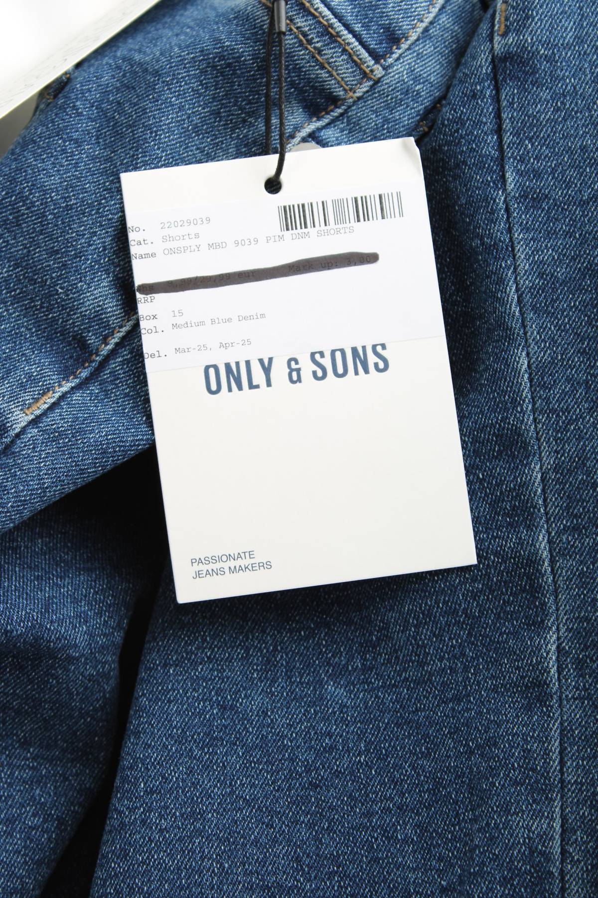 Ανδρικά τζιν σορτσάκια Only & Sons3 - Contourshop.gr Ανδρικά τζιν σορτσάκια Only & Sons3