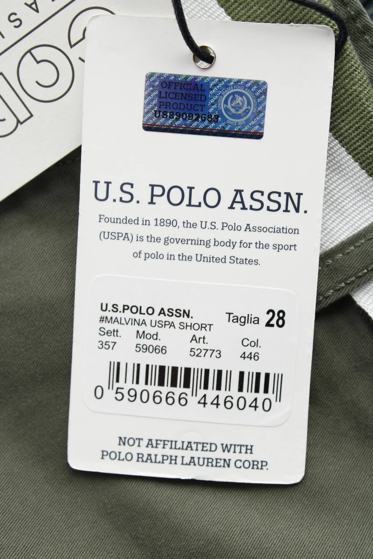 Дамски къс панталон US Polo Assn.3