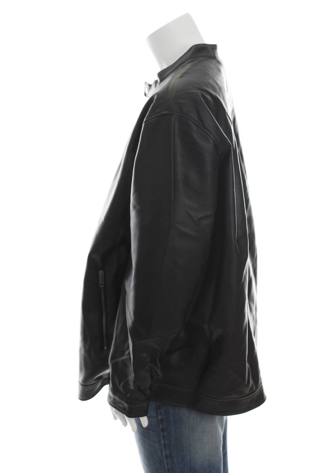 Мъжко кожено яке Jack & Jones3 - Contour.bg Мъжко кожено яке Jack & Jones3