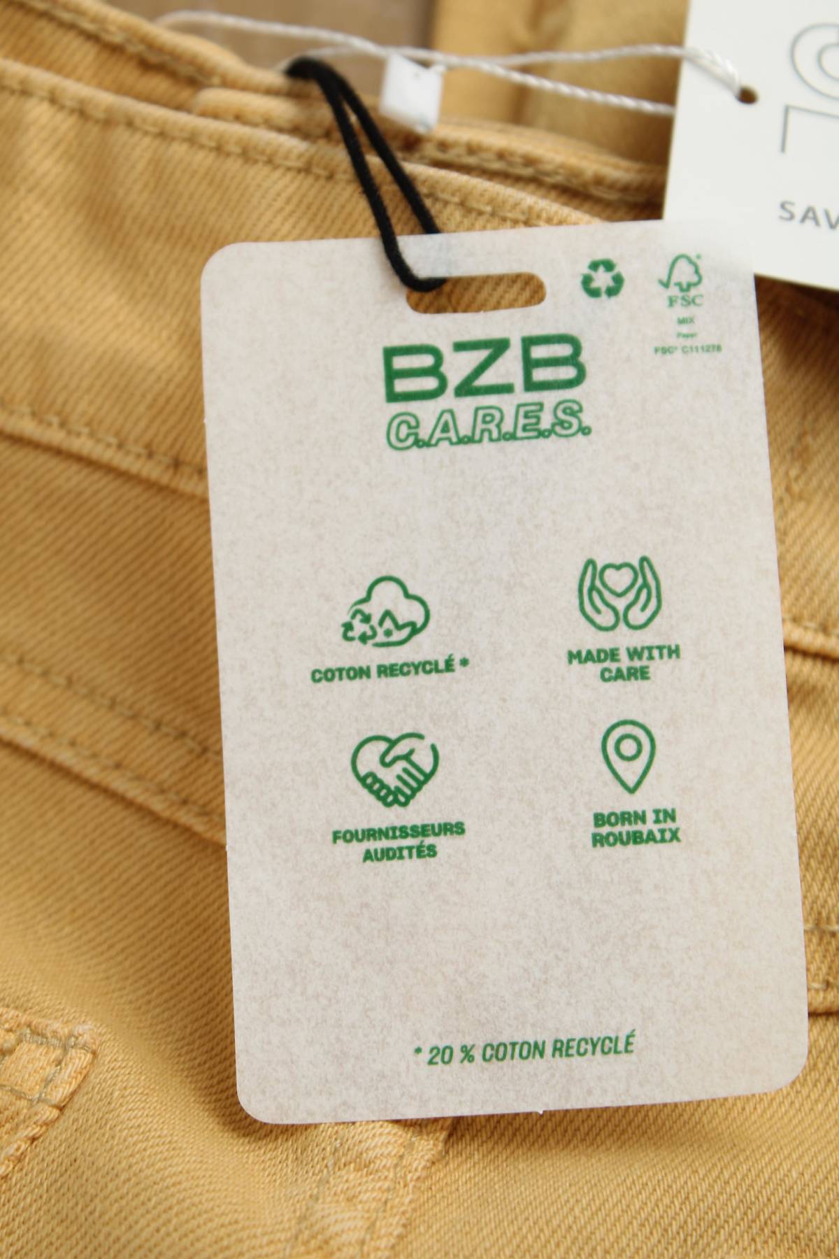 Мъжки къси дънки BZB3