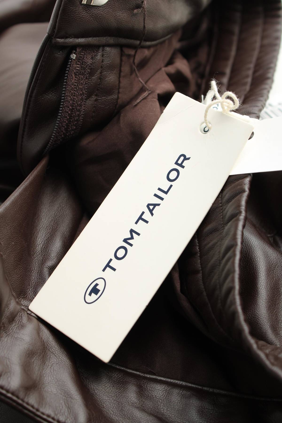 Дамски кожен панталон Tom Tailor3 - Contour.bg Дамски кожен панталон Tom Tailor3