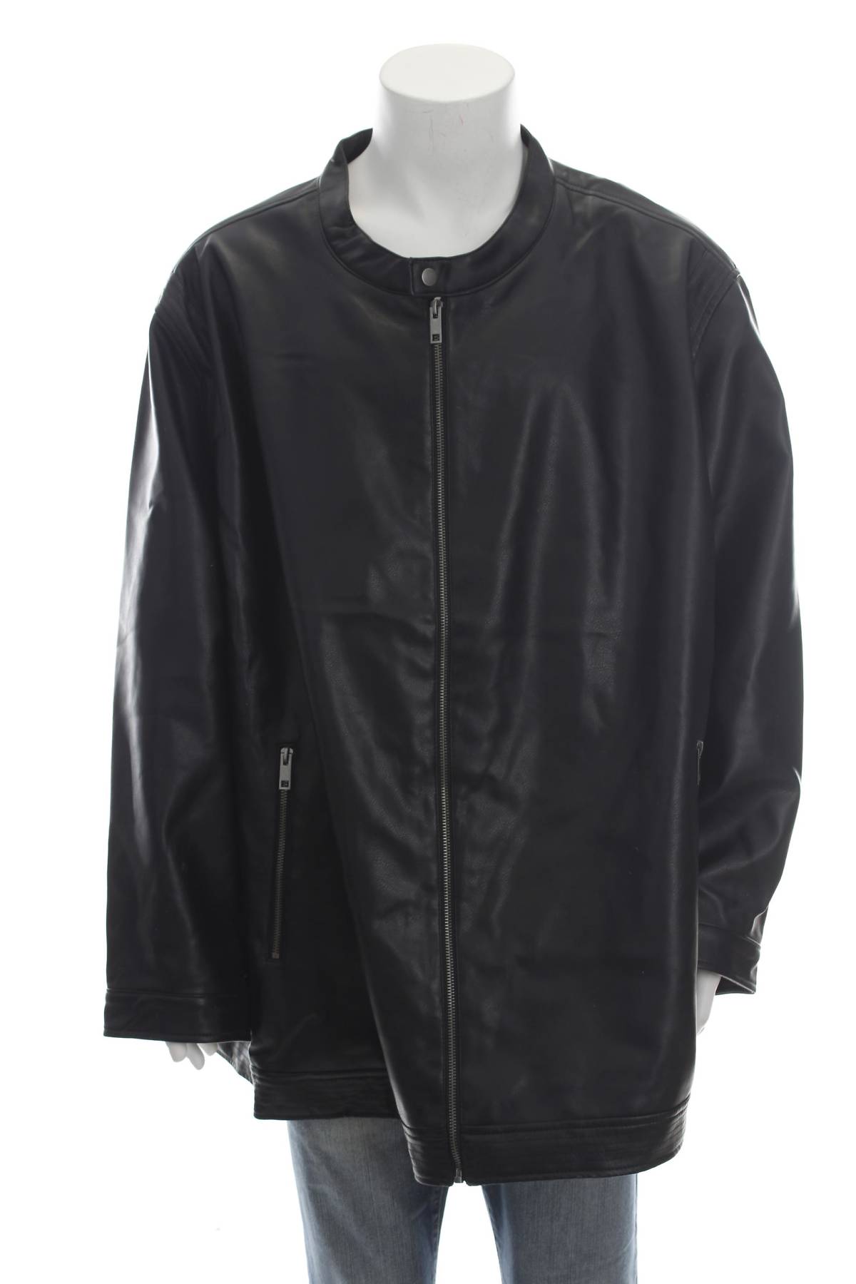 Ανδρικό δερμάτινο μπουφάν Jack & Jones1 - Contourshop.gr Ανδρικό δερμάτινο μπουφάν Jack & Jones1