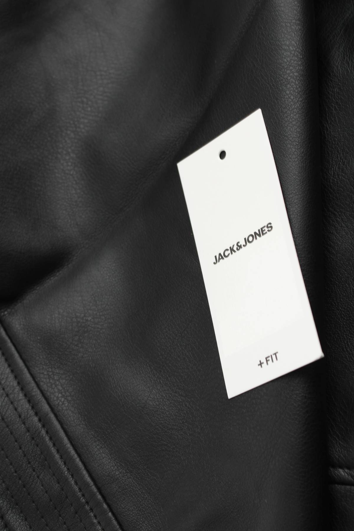 Ανδρικό δερμάτινο μπουφάν Jack & Jones4 - Contourshop.gr Ανδρικό δερμάτινο μπουφάν Jack & Jones4