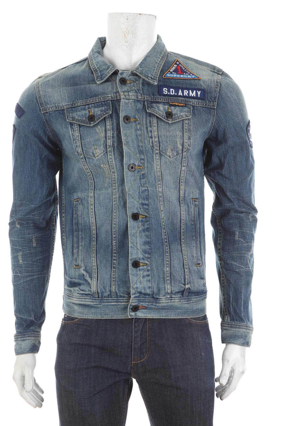 Τζιν μπουφάν Superdry1 - Contourshop.gr Τζιν μπουφάν Superdry1