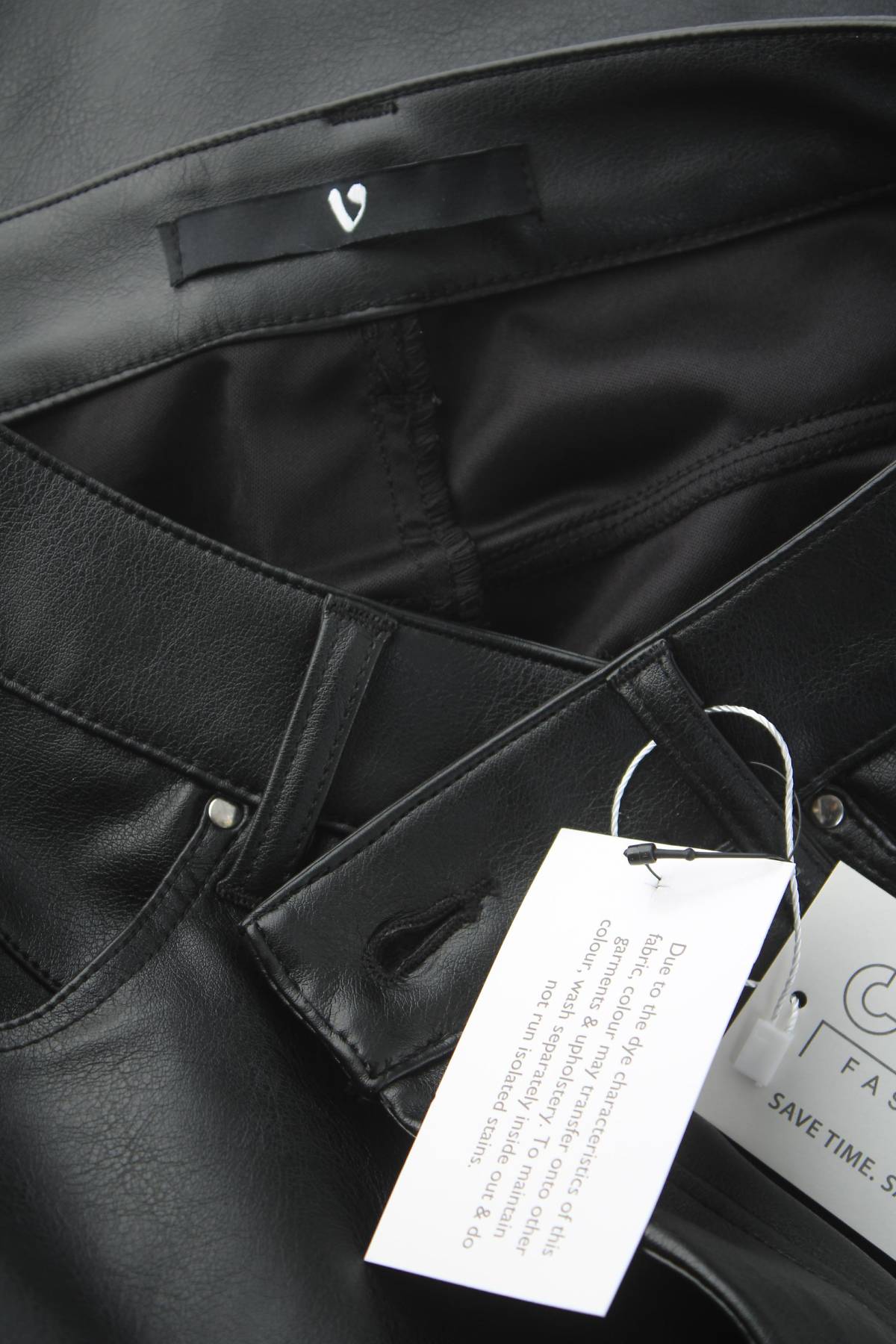 Γυναικείο δερμάτινο παντελόνι V by Very3