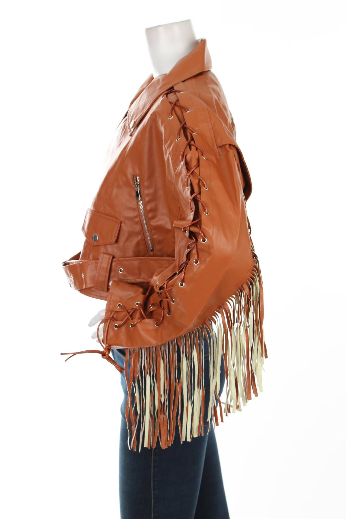 Γυναικείο δερμάτινο μπουφάν Boohoo3 - Contourshop.gr Γυναικείο δερμάτινο μπουφάν Boohoo3