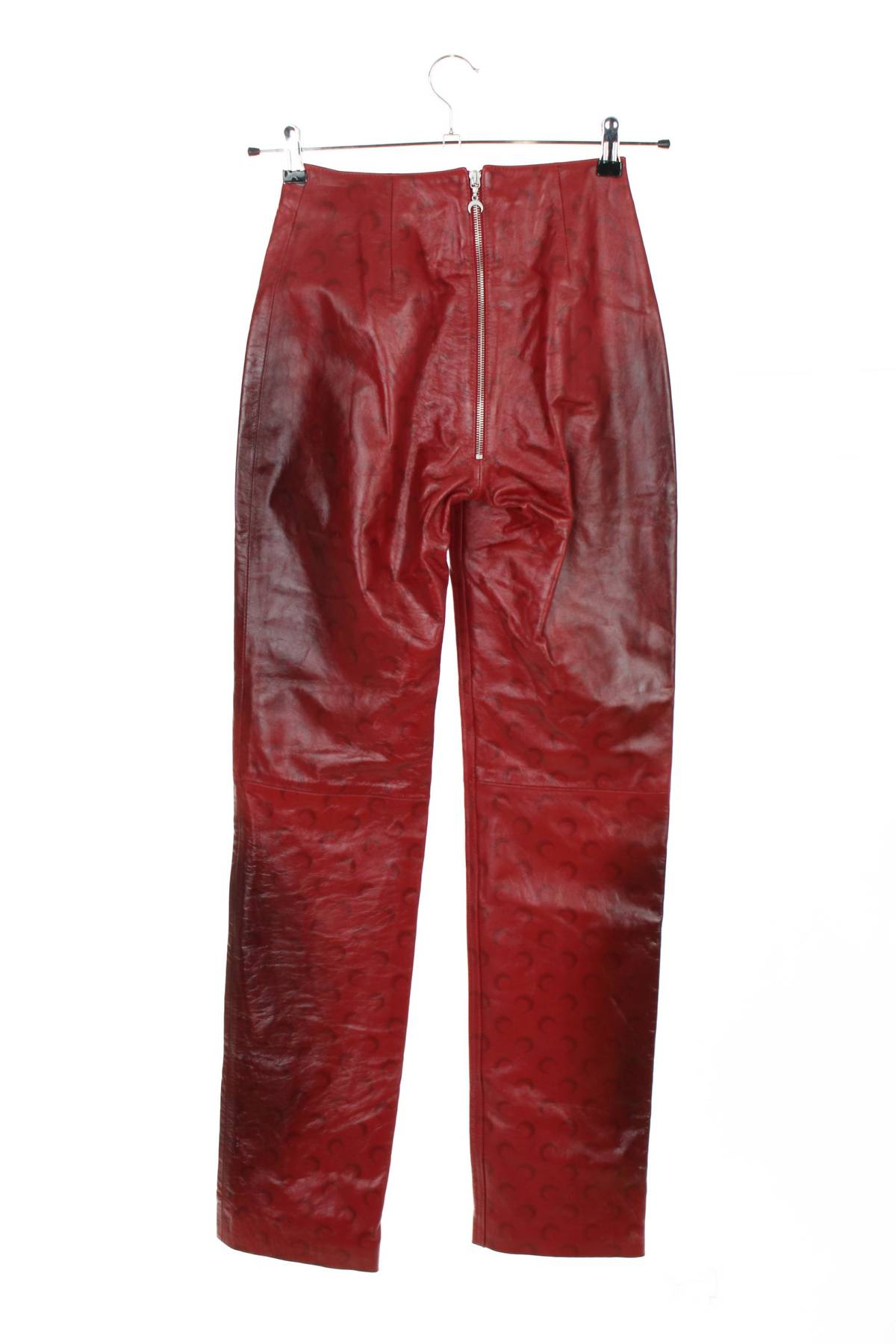 Дамски кожен панталон Marine Serre2