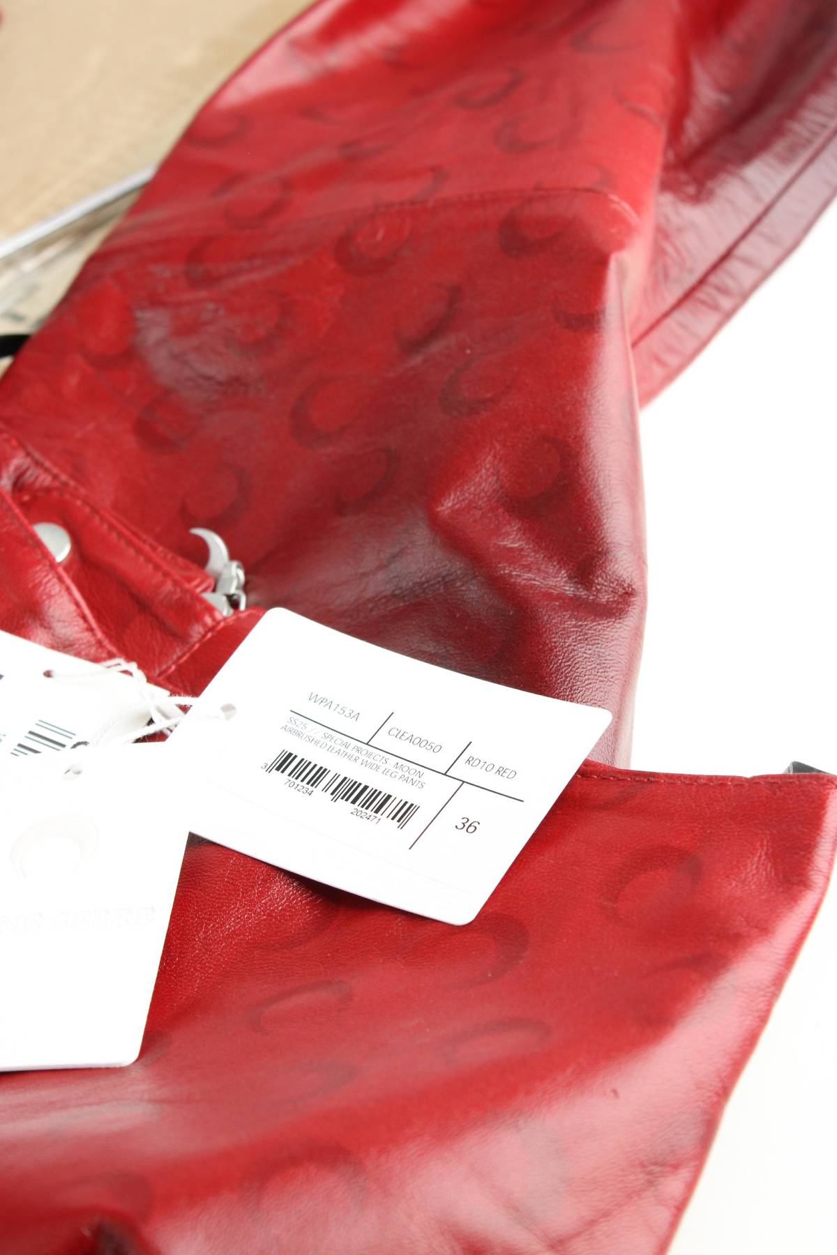 Дамски кожен панталон Marine Serre3