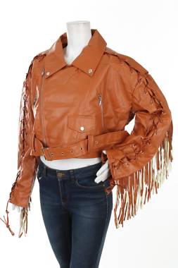 Γυναικείο δερμάτινο μπουφάν Boohoo1 - Contourshop.gr Γυναικείο δερμάτινο μπουφάν Boohoo1