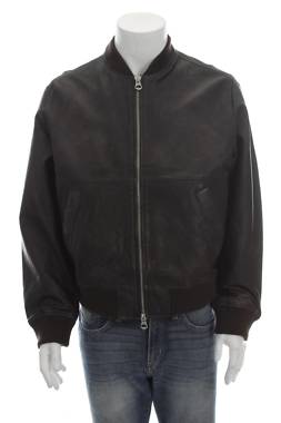 Ανδρικό δερμάτινο μπουφάν Jack & Jones1 - Contourshop.gr Ανδρικό δερμάτινο μπουφάν Jack & Jones1