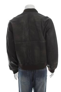 Ανδρικό δερμάτινο μπουφάν Jack & Jones2 - Contourshop.gr Ανδρικό δερμάτινο μπουφάν Jack & Jones2