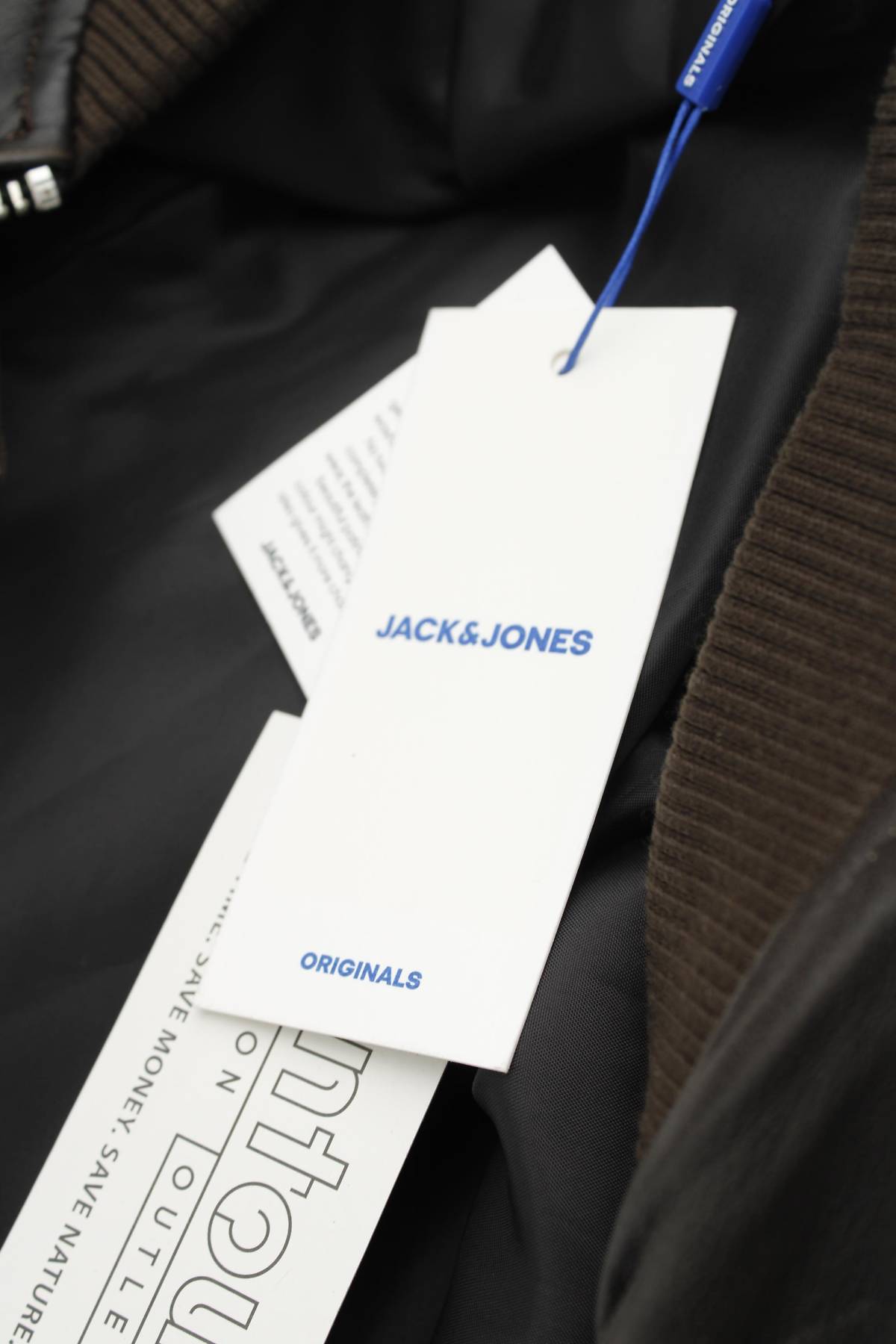Ανδρικό δερμάτινο μπουφάν Jack & Jones4 - Contourshop.gr Ανδρικό δερμάτινο μπουφάν Jack & Jones4