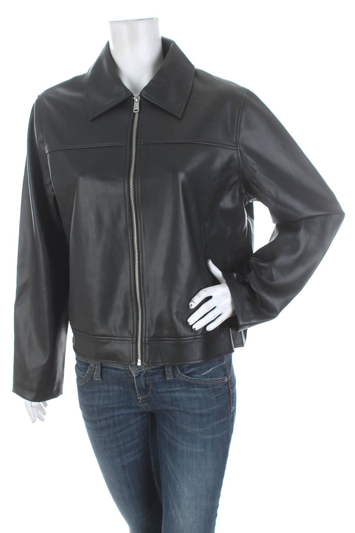 Γυναικείο δερμάτινο μπουφάν V by Very1