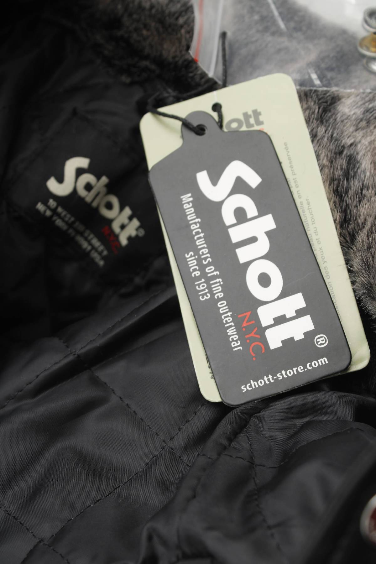 Ανδρικό δερμάτινο μπουφάν Schott4 - Contourshop.gr Ανδρικό δερμάτινο μπουφάν Schott4