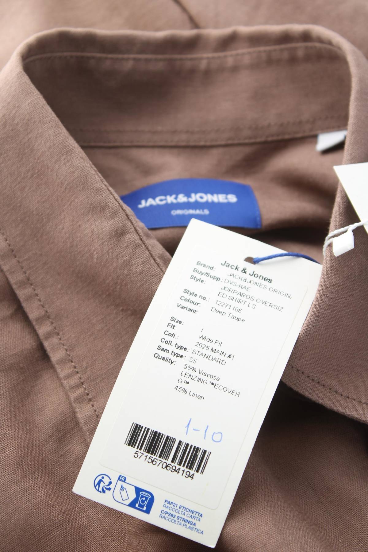 Ανδρικό πουκάμισο Jack & Jones Originals3