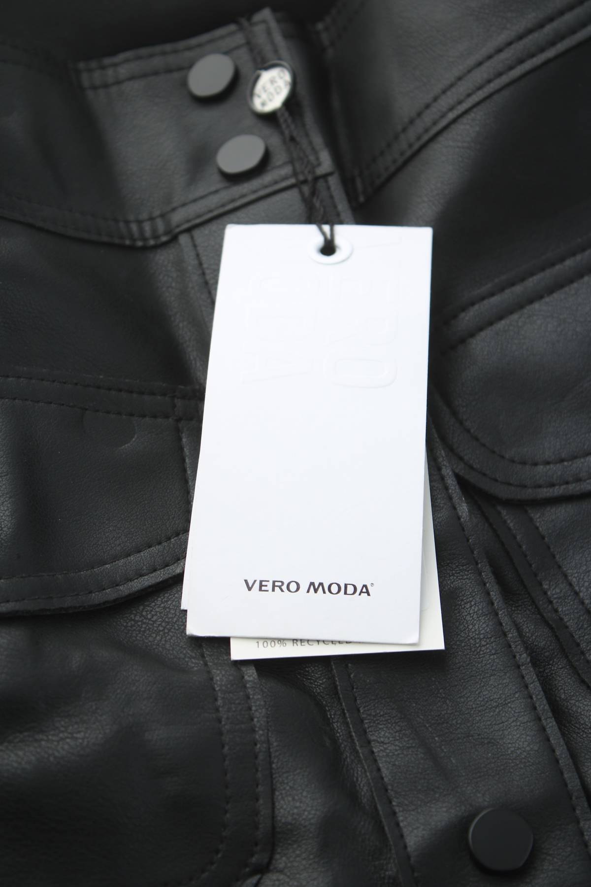 Δερμάτινη φούστα Vero Moda3