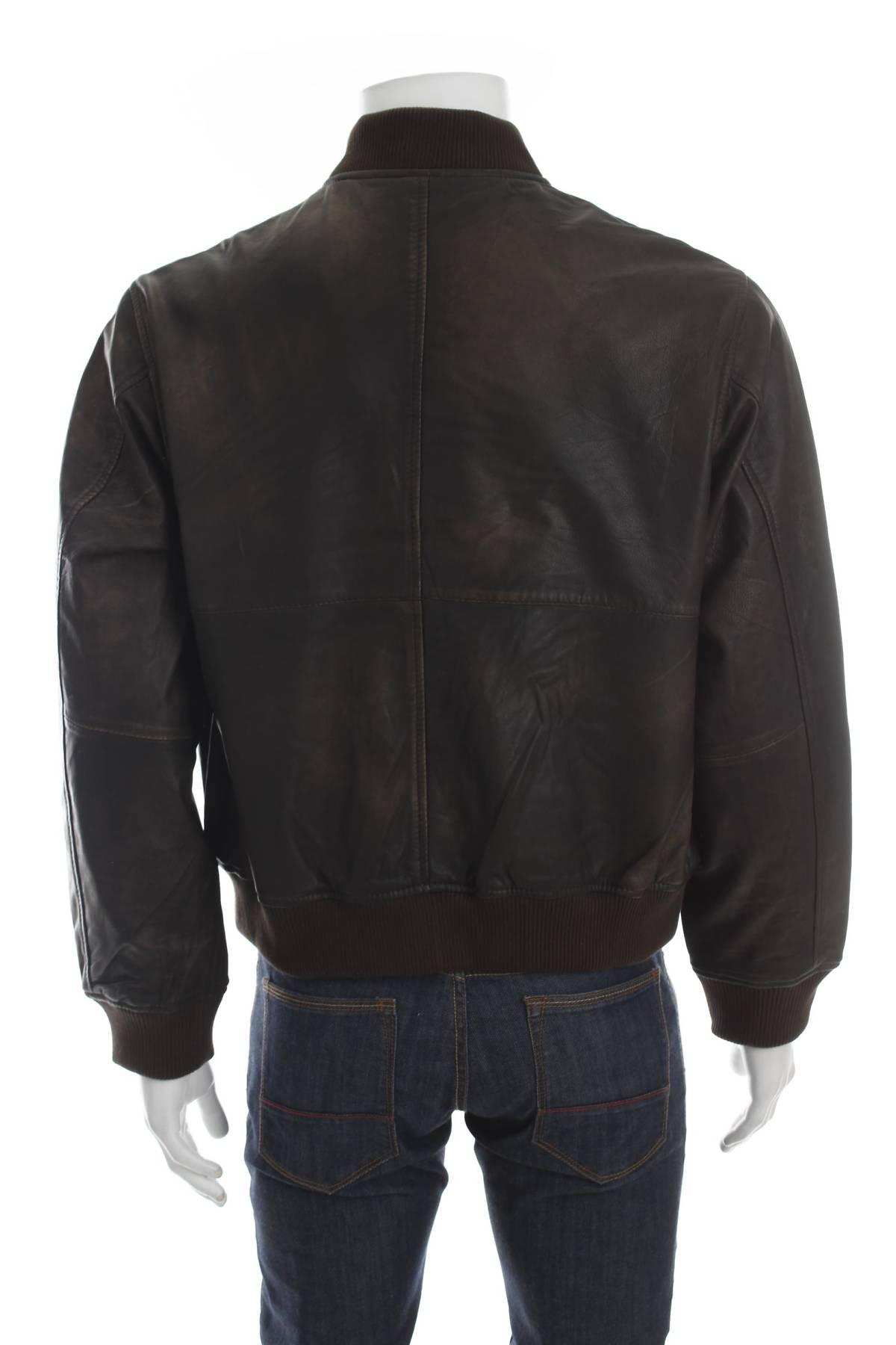Мъжко кожено яке Jack & Jones2 - Contour.bg Мъжко кожено яке Jack & Jones2