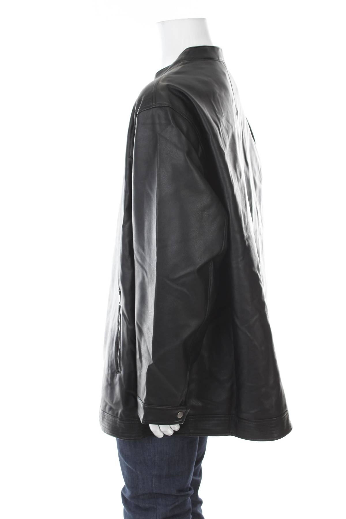 Ανδρικό δερμάτινο μπουφάν Jack & Jones3 - Contourshop.gr Ανδρικό δερμάτινο μπουφάν Jack & Jones3