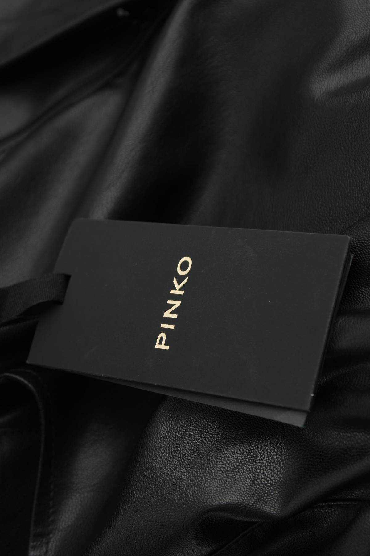 Γυναικείο δερμάτινο παντελόνι Pinko3 - Contourshop.gr Γυναικείο δερμάτινο παντελόνι Pinko3