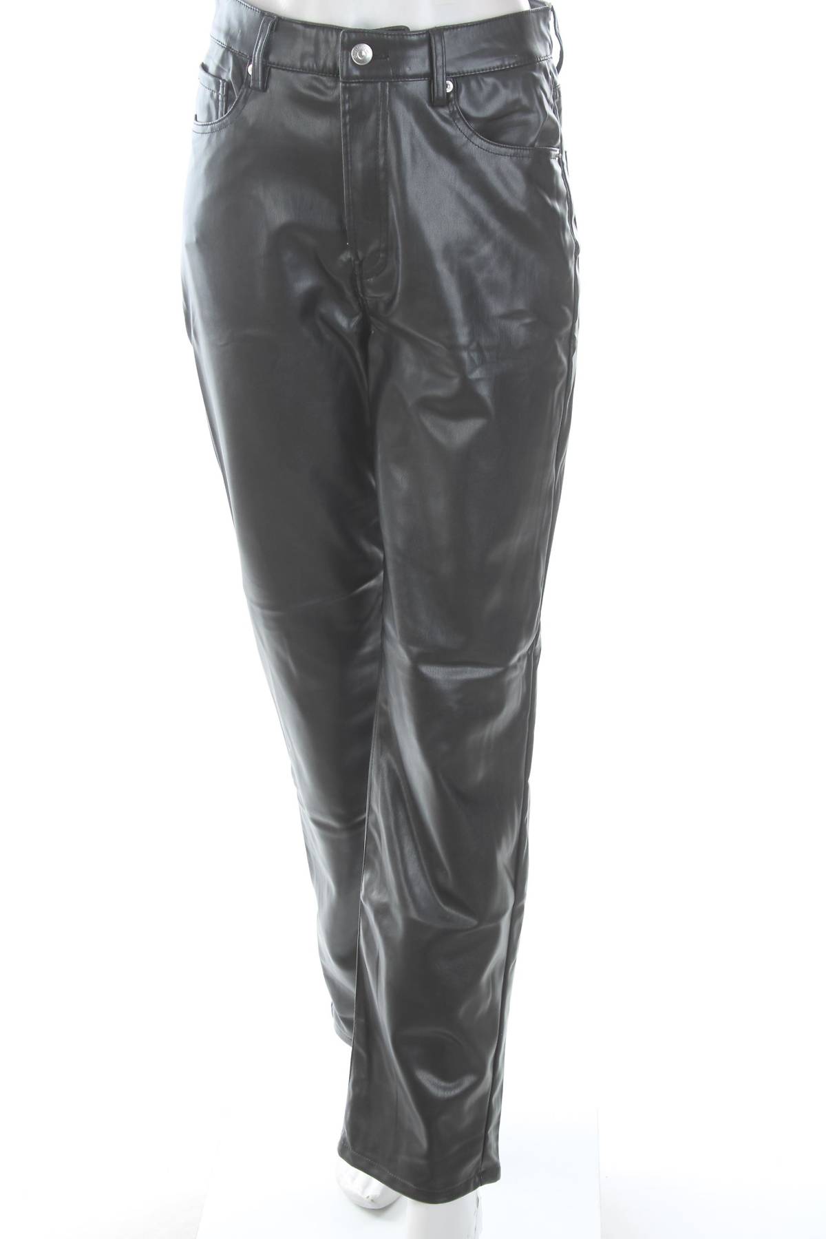 Дамски кожен панталон H&M Divided1 - Contour.bg Дамски кожен панталон H&M Divided1