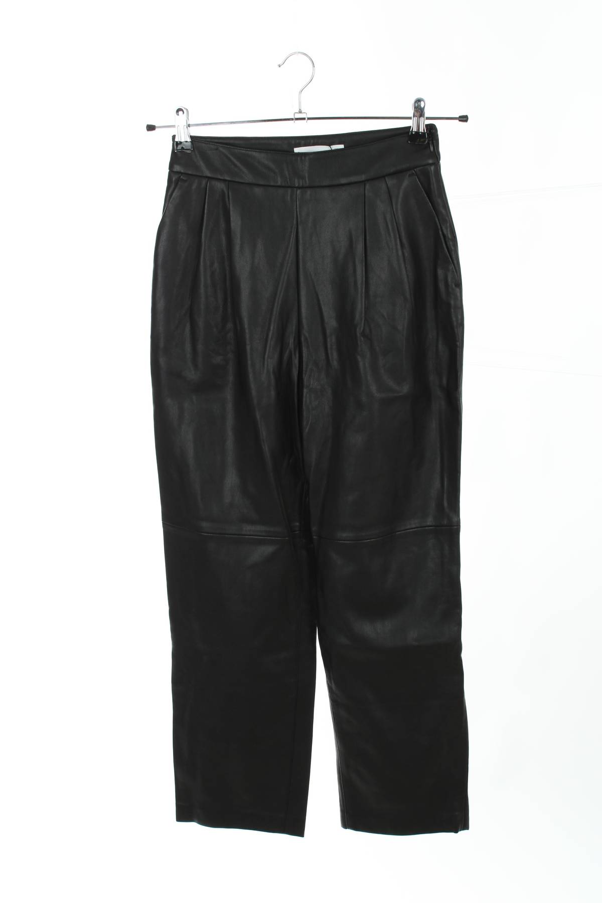 Дамски кожен панталон Mango1