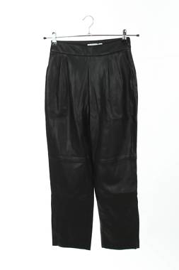 Дамски кожен панталон Mango1