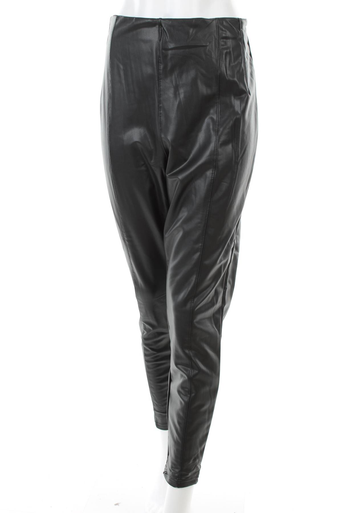 Дамски кожен панталон New Look1