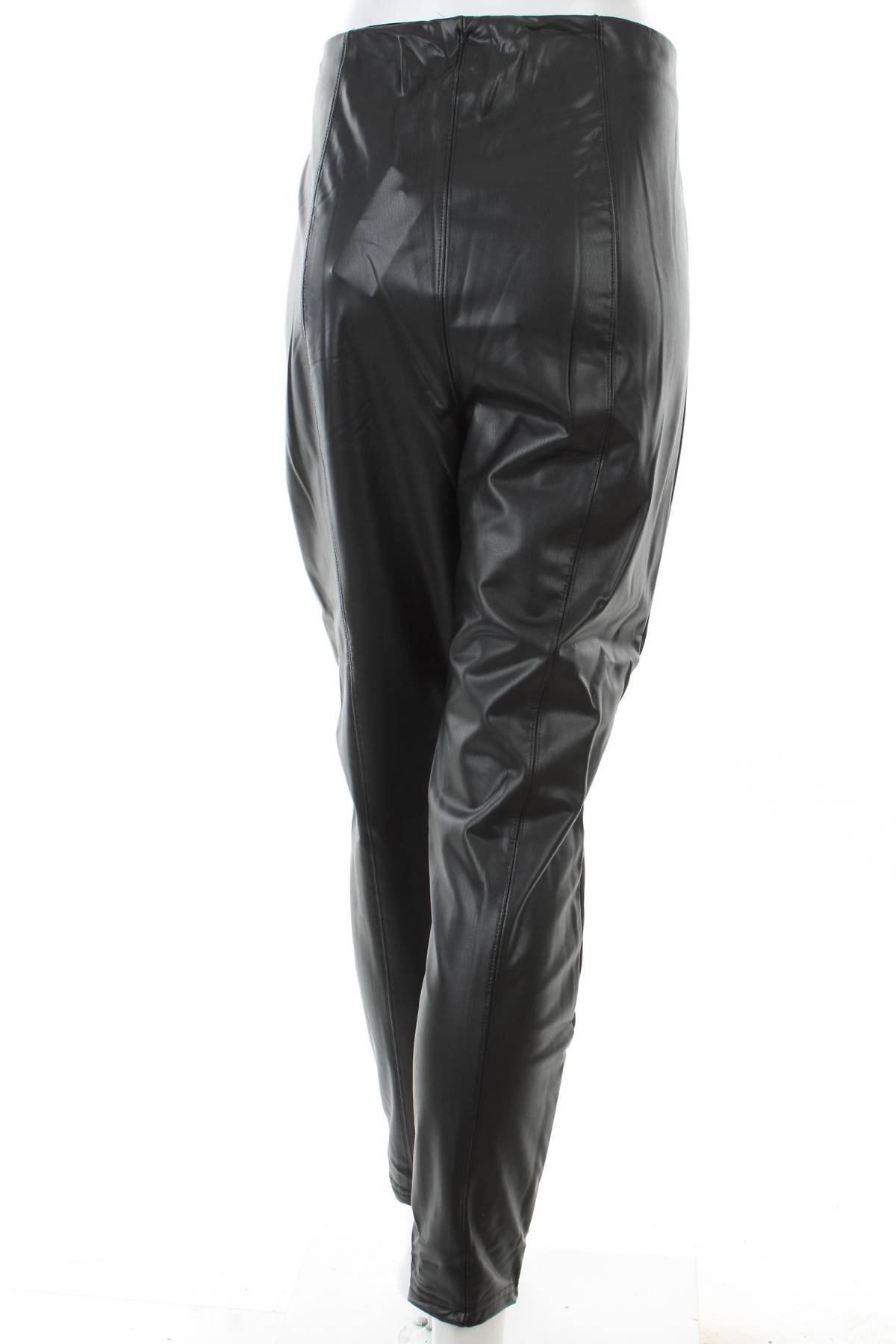 Дамски кожен панталон New Look2