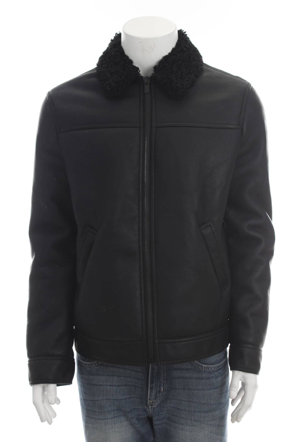Мъжко кожено яке The Kooples1 - Contour.bg Мъжко кожено яке The Kooples1